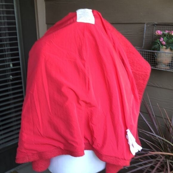 Zara Deep Coral Poly Winter Coat - Picture 12 of 14